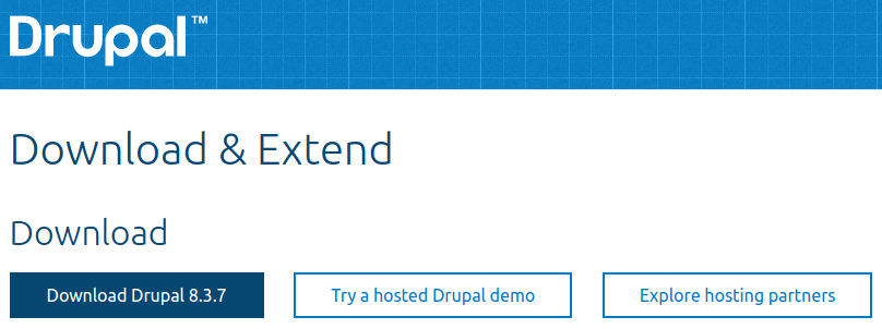 Download Drupal 8.3.7