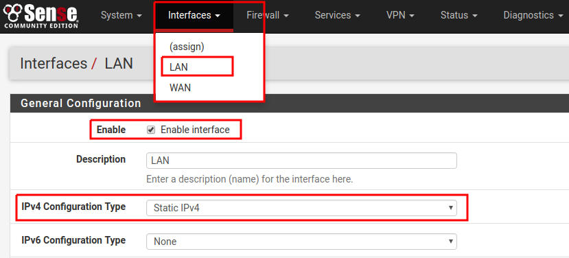 Interfaces-LAN