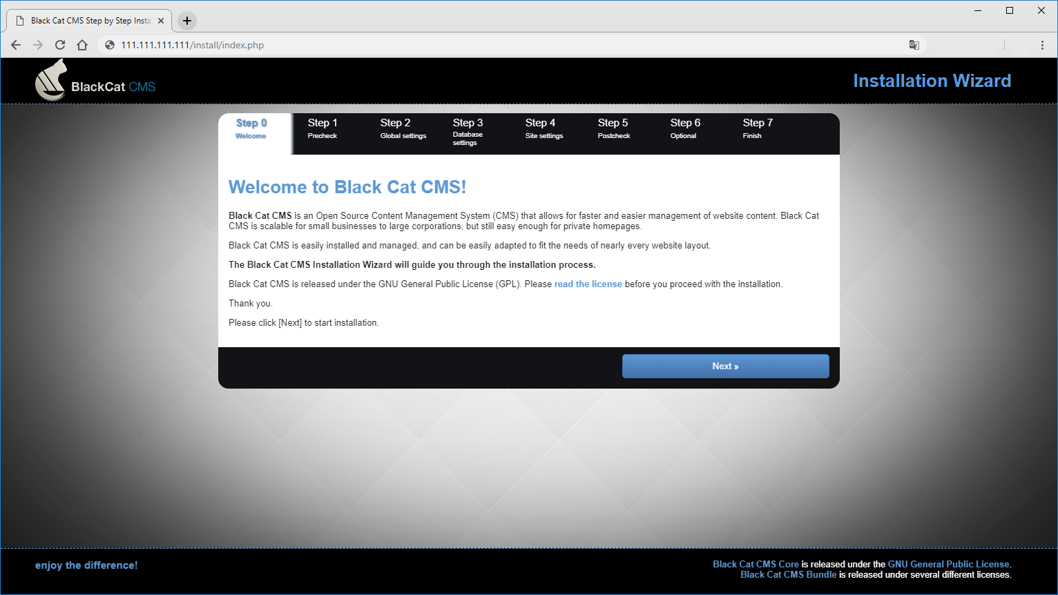 Welcome to Black Cat CMS